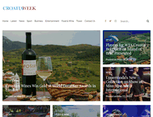 Tablet Screenshot of croatiaweek.com